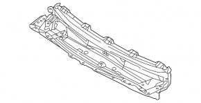 Mitsubishi Outlander 2014-2015 metal windshield wiper pan