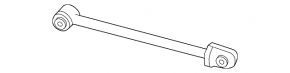 Honda Accord 13-17 rear left diagonal control arm with eye
