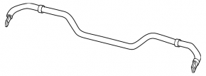 Rear stabilizer bar Nissan Murano 25-26 AWD