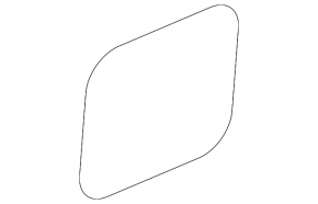 Tow Hook Cap Rear Bumper Subaru Impreza 17- GK