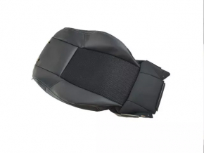Passenger seat Jeep Compass 11-16 with airbag, mechanical, heated, combined leather black, dry-cleanable