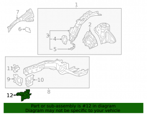 Battery bracket Acura ILX 13-15