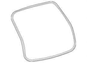 Rubber seal for the Lexus NX 22-25 trunk door