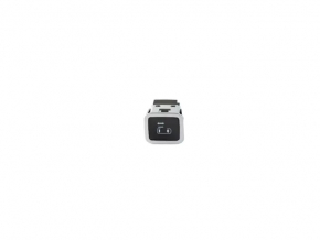 Chrysler Pacifica 17-24 rear left door release button in the center pillar, black with gray