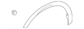 Subaru Outback 2023-2025 front left fender arch trim
