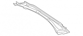 Plastic windshield wiper grille for Mercedes A-Class V177 19-22