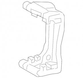 Front left caliper bracket for Mercedes H247 GLA 20-26 (330/30mm)