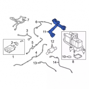 Crankcase ventilation breather Ford Escape MK4 20-22 1.5T