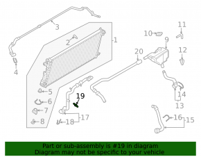 Ford Edge 15-24 Engine Coolant Temperature Sensor