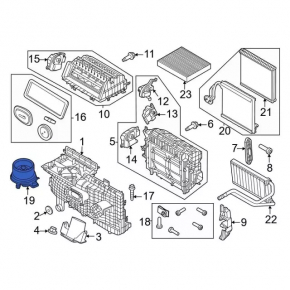 Ford Bronco Sport 2021-2025 Heater Fan Motor