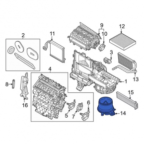 Ford Bronco Sport 2021-2025 Heater Fan Motor