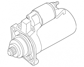 Starter VW Passat b7 12-14 USA 2.5 manual transmission