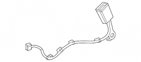 Driver's seat belt latch for Honda Civic XI FE/FL 22-24 4d