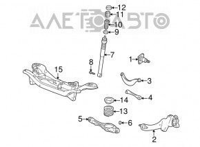 Rear right hub Ford Focus 98-04