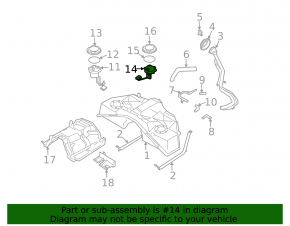 Fuel level sensor Infiniti G25 G37 4d 06-14