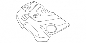 Mercedes W221 M273 Engine Cover