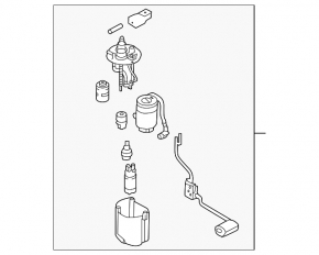 Fuel pump petrol pump Kia Soul 14-19