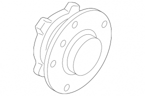 Front left hub BMW 3 F30 13-18 AWD