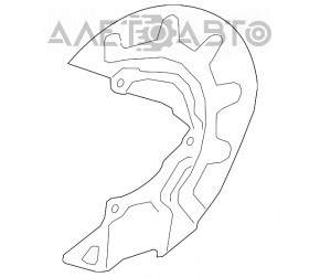 Brake Disc Cover Front Right VW Atlas 18-