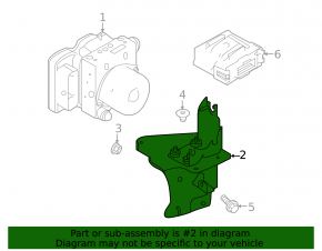 ABS bracket ABS Infiniti QX50 19-20