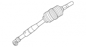 Steering cardan shaft Infiniti QX56 QX80 10-24 lower