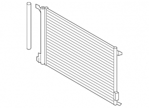 Air conditioning condenser radiator Audi SQ7 20-25 4.0