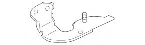 Telephone Antenna Booster Amplifier Bracket, Rear Left, Audi Q8 19-25