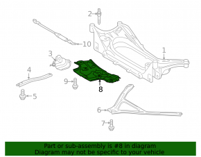 Steering rack protection Lexus IS 14-24 RWD