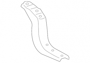 Front left step sill bracket for Lexus GX460 10-23