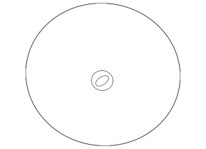 Wheel cap R16 Hyundai Sonata 11-14 for repainting