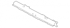 TV lower bar Subaru XV Crosstrek 13-17 inside