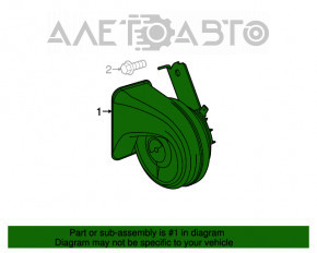 Right signal Fiat 500 12-19