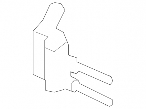 Upper rear left door hinge Infiniti Q50 14-24