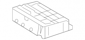 Lexus LX 16-21 underhood fuse box housing