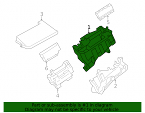 Lexus CT200h 11-17 Underhood Fuse Box Housing