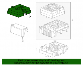 Chevrolet Equinox EV 24-26 underhood fuse box cover