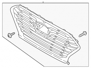 Hyundai Sonata 18-19 grille