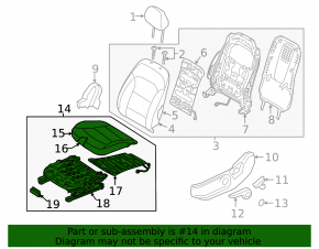 Driver's seat Hyundai Elantra AD 19-20 without airbag, mechanical, gray cloth