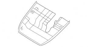 Kia Sportage 23-26 interior mirror cover for camera