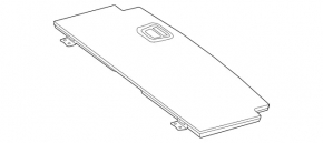 Rear trunk floor Mercedes GLS-class X166 13-19