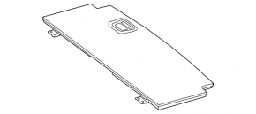 Rear trunk floor Mercedes GLS-class X166 13-19
