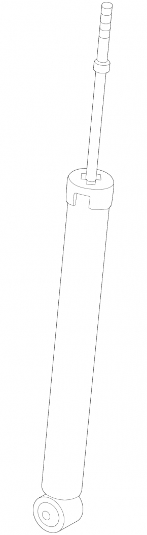 Infiniti QX50 19-25 rear left shock absorber with support