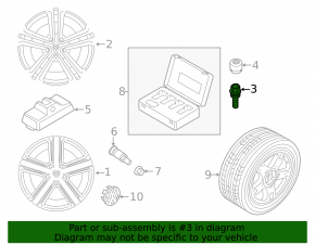 Wheel bolt d19 M14x1.5 VW Touareg 11-17