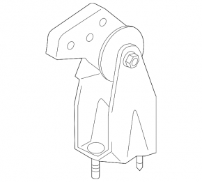 Rear engine mount Lexus RX450h 13-15