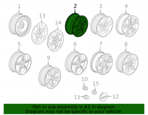 Wheel disk R16 Chevrolet Cruze 16-