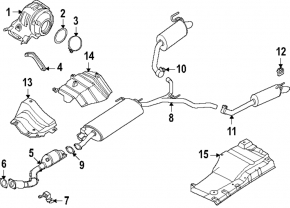 Nissan Altima 19-24 fwd downpipe bracket