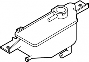Expansion tank for cooling Infiniti Q50 14- 3.7, 3.5