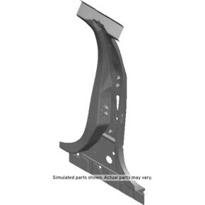 Body pillar central right Chevrolet Volt 16- with threshold