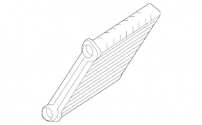 Heater radiator Mercedes CLA 14-19