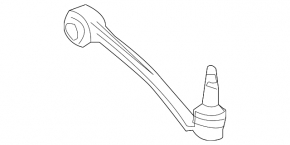 Front left transverse control arm BMW X3 E83 03-10